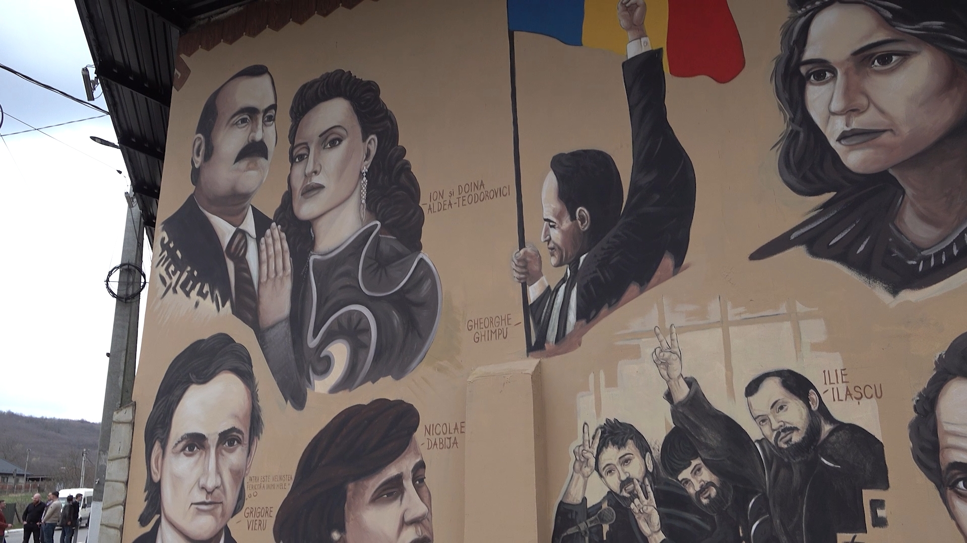 REC MOLDOVA: Un mural dedicat identității românești a fost inaugurat în satul Pitușca