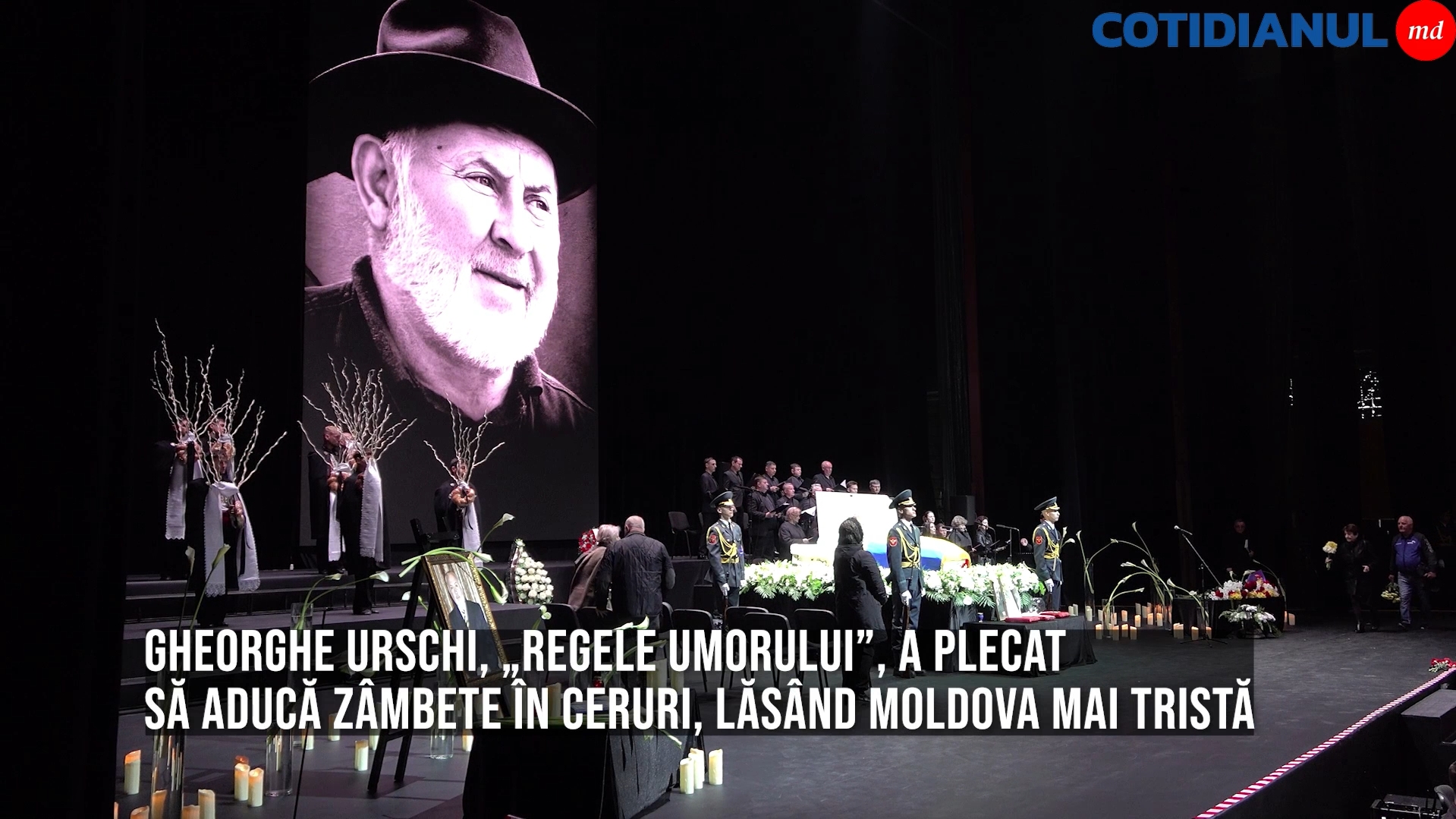 REC MOLDOVA: Maestrul Urschi ne-a lăsat moștenire râsul ca formă de libertate. Chiar și în zi de doliu, îi onorăm viața și geniul. Aplauze pentru o legendă!