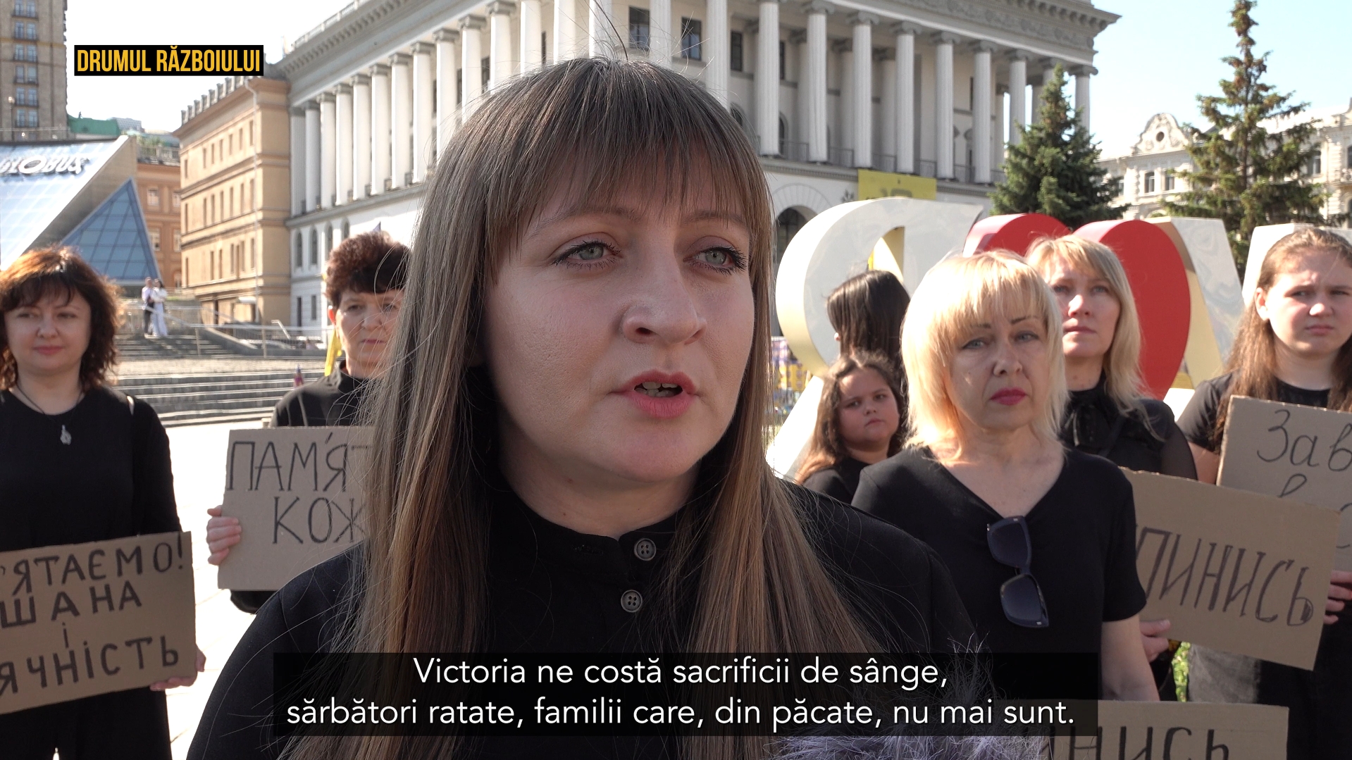 DRUMUL RĂZBOIULUI: Ucraina, în doliu