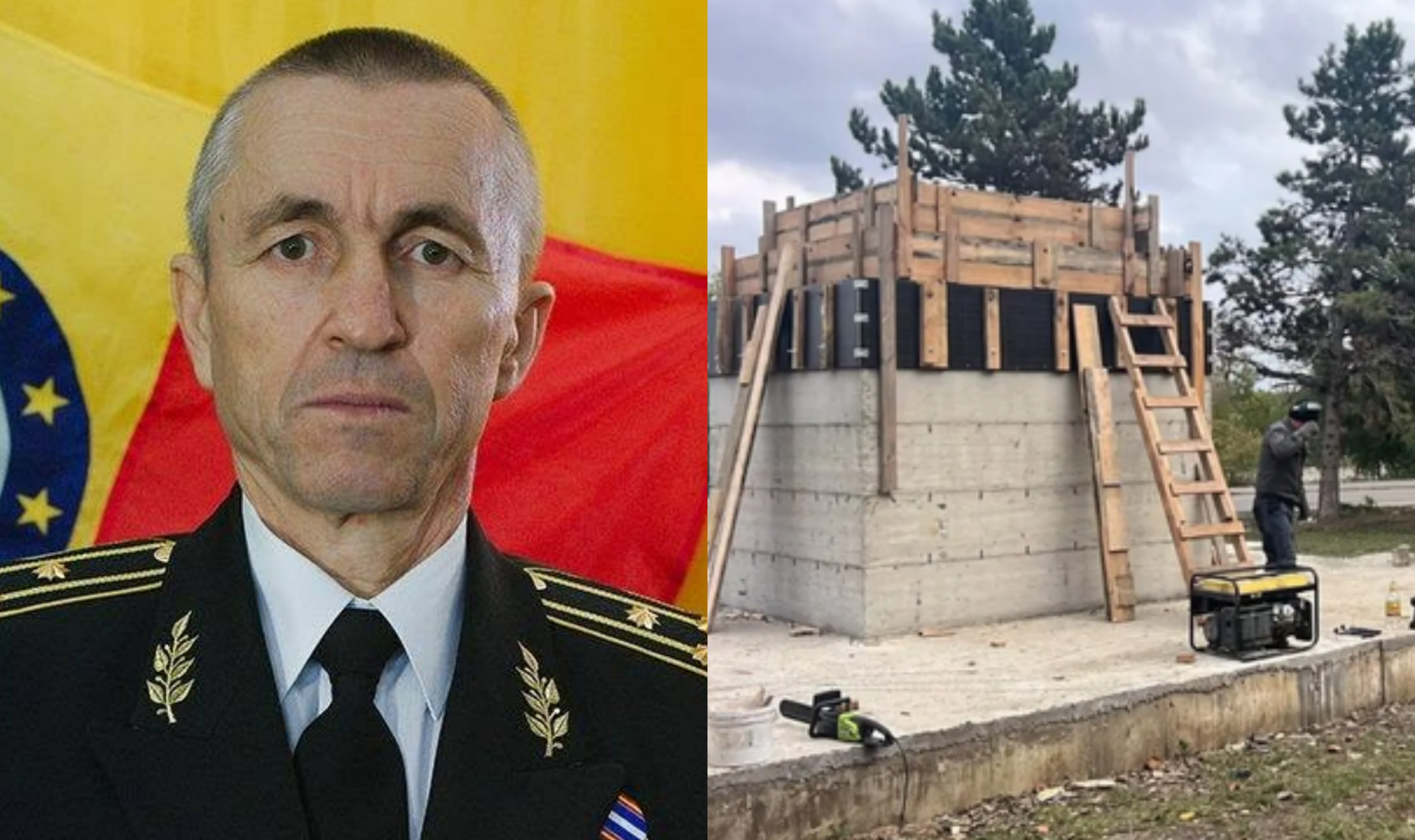 Mausoleu pentru eroii Primului Război Mondial, în sectorul Râșcani al capitalei. Monumentul de opt metri va păstra numele militarilor căzuți și ale preoților deportați în Siberia