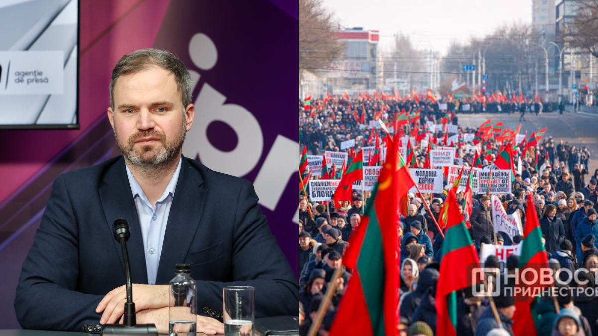 Vadim Vieru: Protestul de la Tiraspol a fost organizat prin constrângere pentru a ascunde eșecul regimului separatist